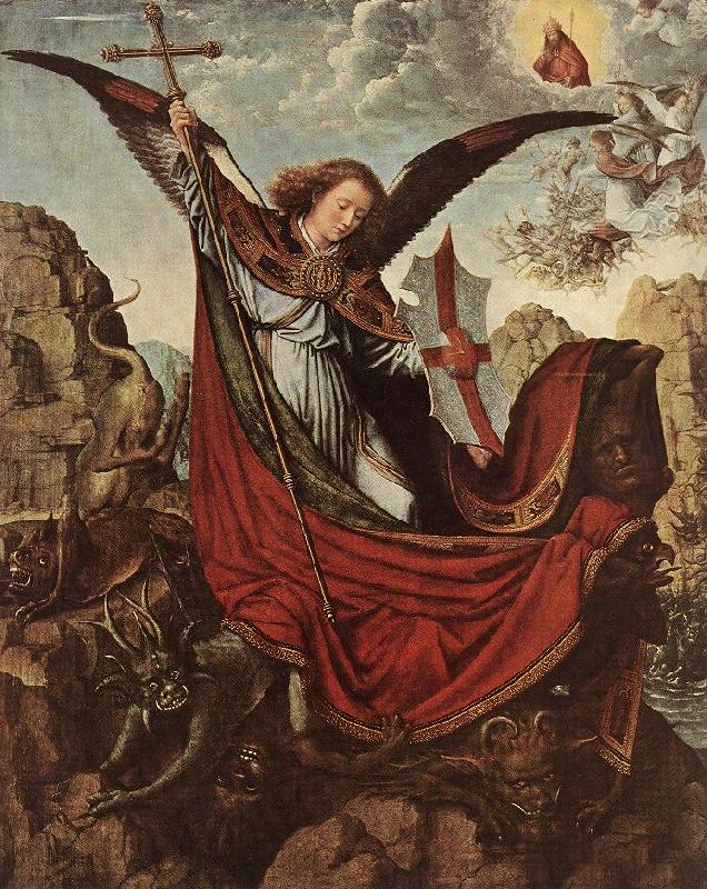 DAVID, Gerard Altarpiece of St Michael dfg oil painting image